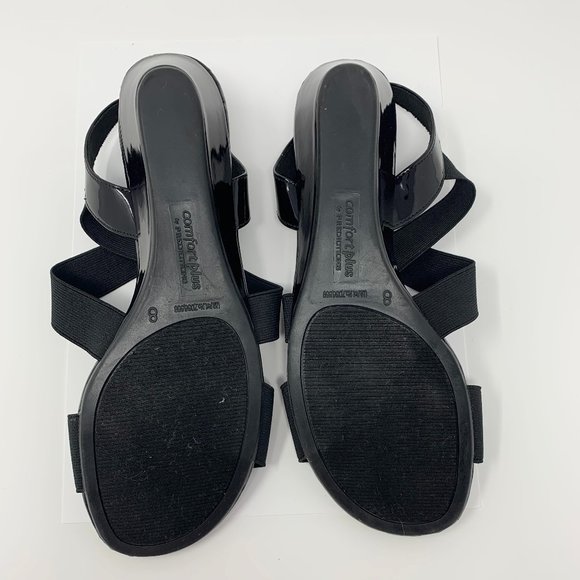Black Heeled Sandals Comfort Plus By Predictions - Picture 5 of 5